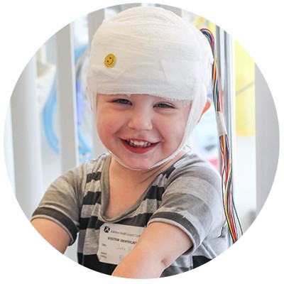 Support ground-breaking research for kids like Lochlan