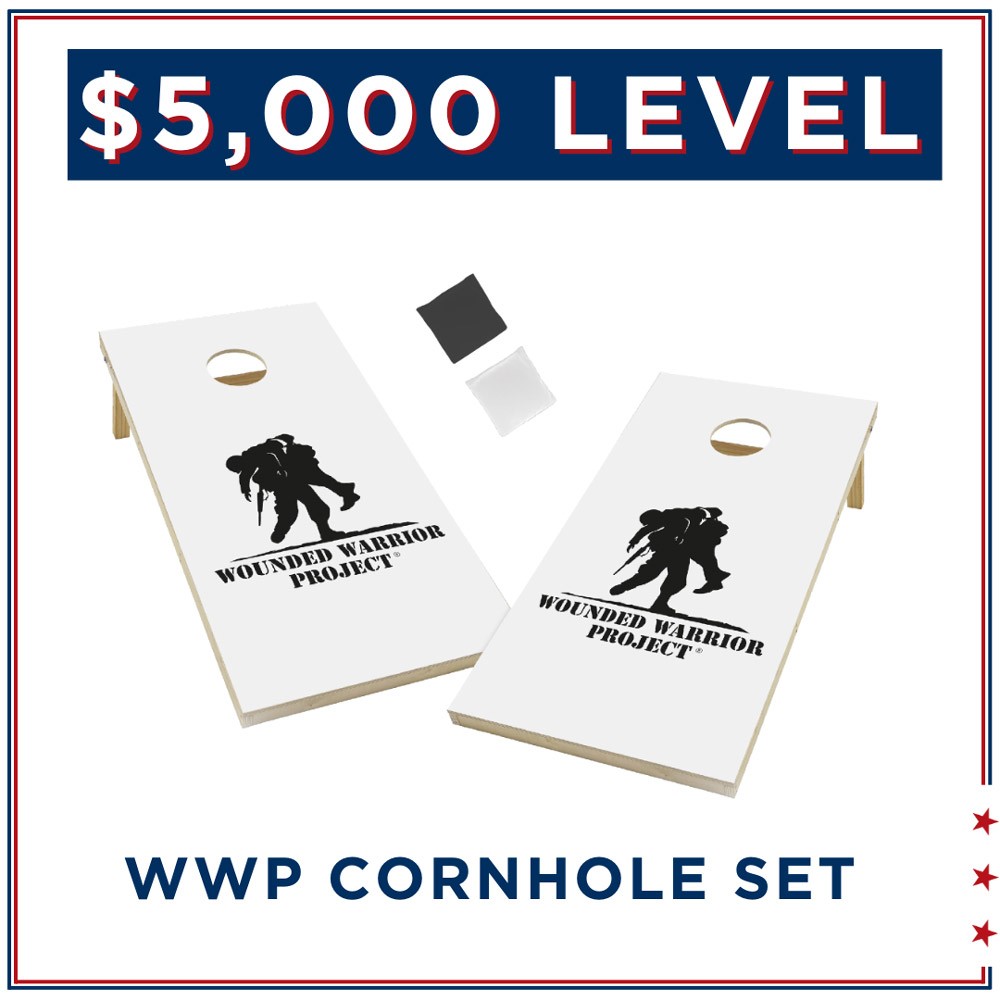 $5,000 LEVEL: WWP CORNHOLE SET