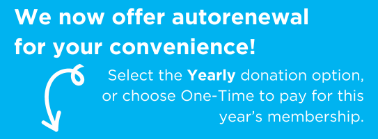 Select Yearly donation option for autorenewal