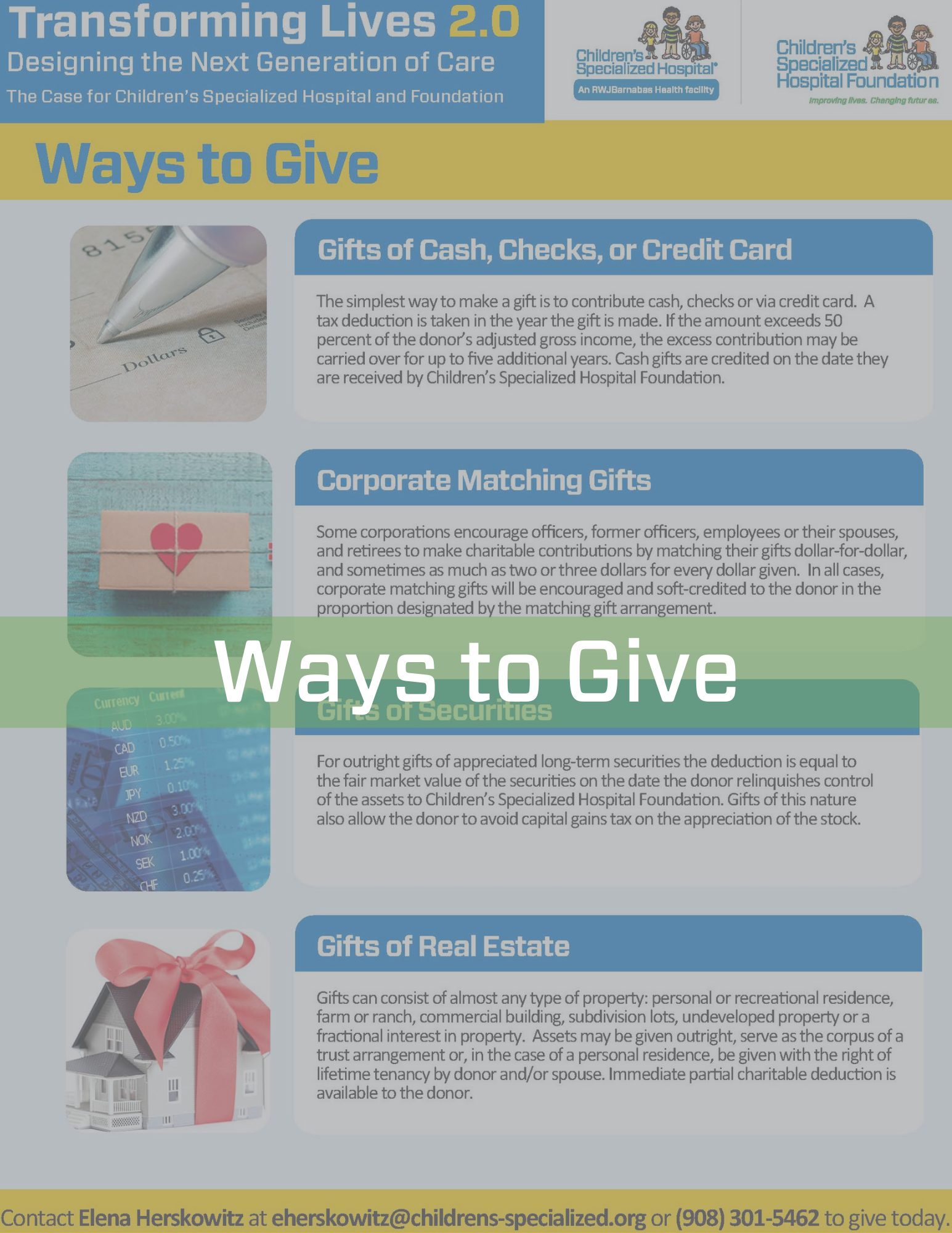 Ways to Givee