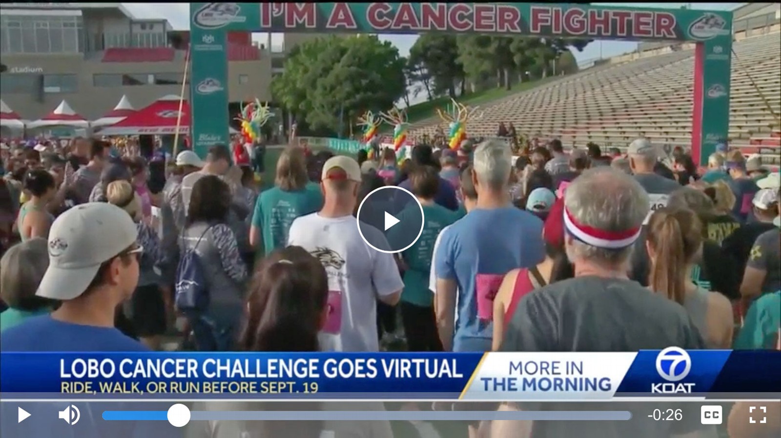 KOAT previews the 2020 Lobo Cancer Challenge virtual event