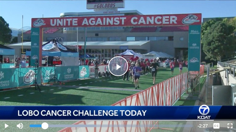Hundreds gather for 2022 Lobo Cancer Challenge