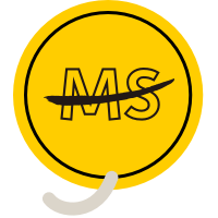 Yellow MS Circle