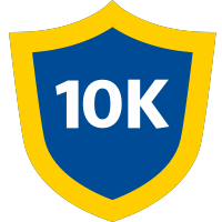 10k badge
