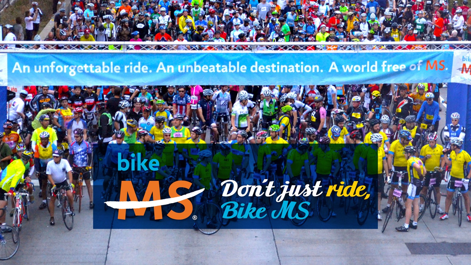 Facebook cover image depicting a large crowd at a start line