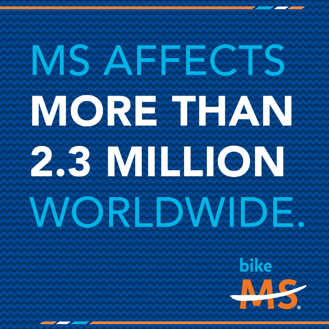 MS affects more than 2.3 million worldwide.