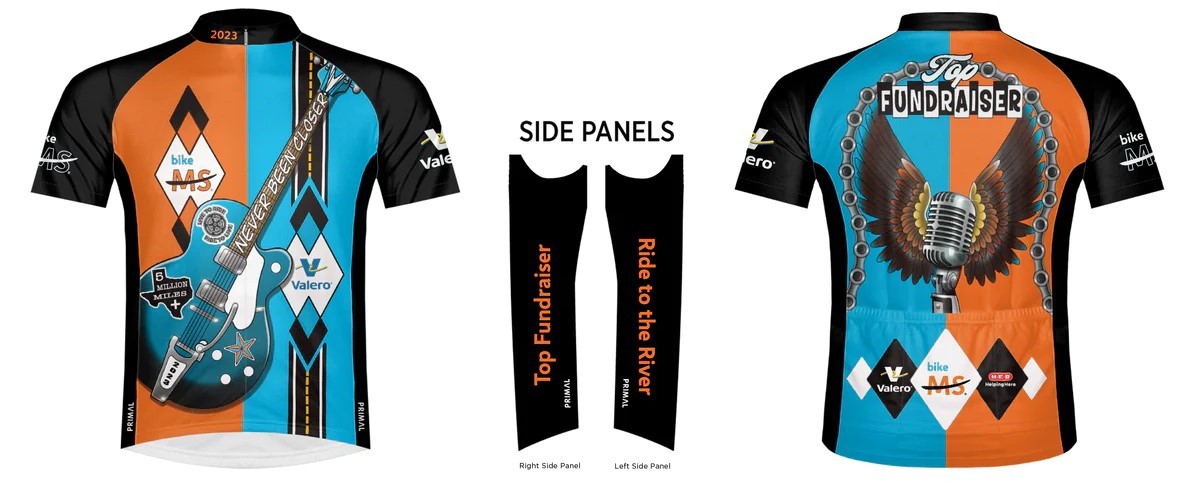 Bike MS: Valero Ride to the River 2023 Jersey image