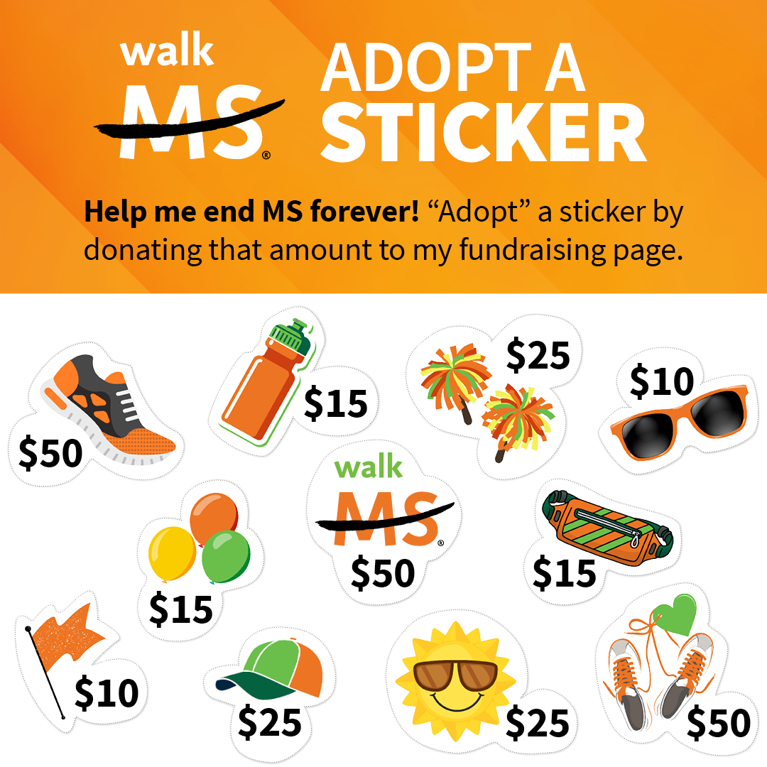 Walk MS Adopt a Sticker