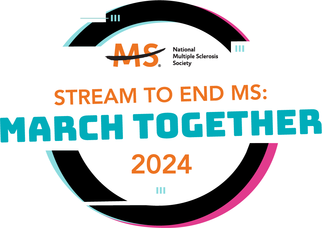 Stream to End MS March Together logo