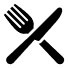 fork and knife illustration