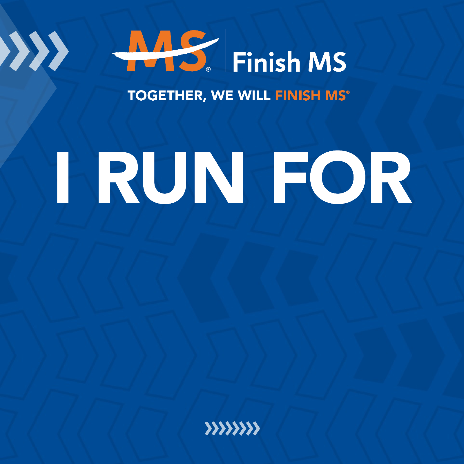 Finish MS - I Run For