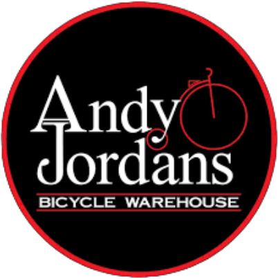 Andy Jordan's Bicycle Warehouse Logo