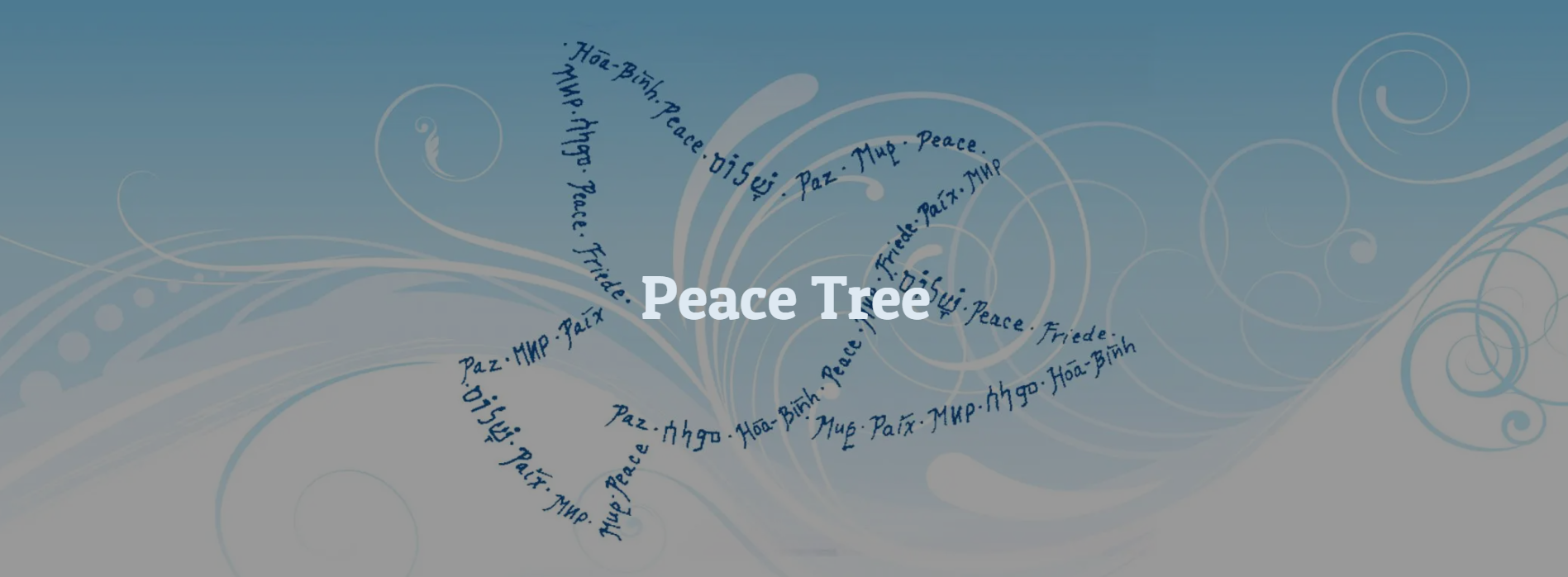 Peace Tree Logo with Dove