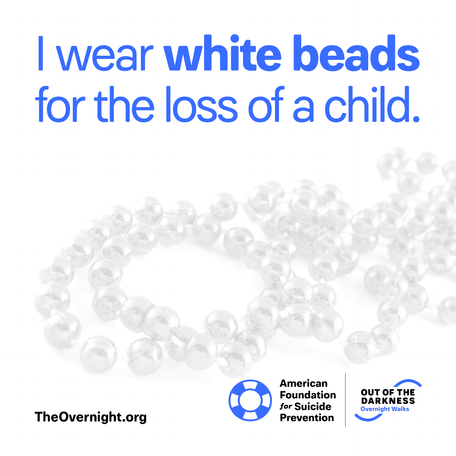 I Wear White Beads