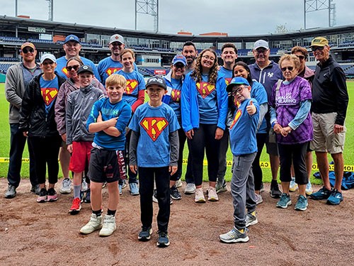 Group picture of team Keegan at a Walk 4 Hearing event