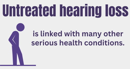 Untreated hearing loss is linked to health conditions