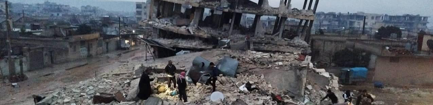 Earthquake devastation in Syria